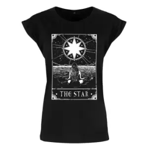 Image of Deadly Tarot Womens/Ladies The Star T Shirt (XL) (Black)