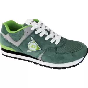 Image of DUNLOP FLYING WING safety lace-up shoes, green, 1 pair, size 39