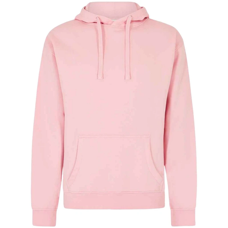 Image of Kustom Kit Mens Regular Fit Hoodie in Baby Pink Size: Small Baby Pink Male S