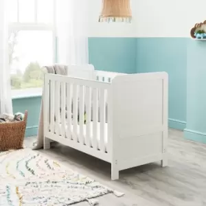 image of Babymore Caro Mini Cot Bed White