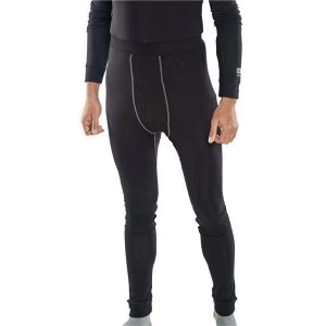 Image of Click Workwear Base Layer Long John 2XL Black Ref BLLJXXL Up to 3 Day