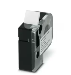Image of Phoenix Contact 0803940 Label Printer Tape, Black On White, 8M