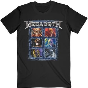 Image of Megadeth - Vic Head Grip Unisex Large T-Shirt - Black