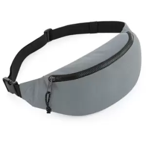 image of Recycled Waist Bag (One Size) (Grey) - Bagbase