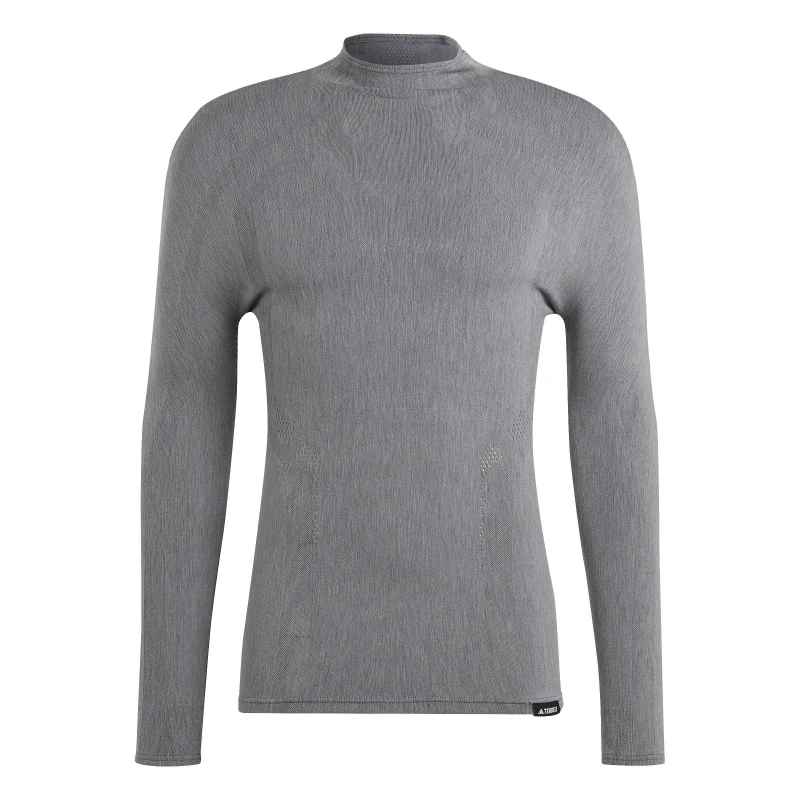 Image of adidas Terrex Long Sleeve Training Top Mens - Grey Grey XS