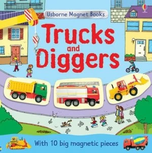 Image of Trucks and Diggers by Felicity Brooks and Gustavo Manvali Hardback