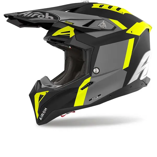 image of Airoh Aviator 3 Glory Yellow Matt Offroad Helmet 2XL