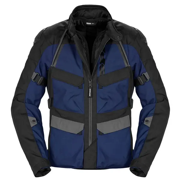 Image of Spidi Rw H2Out Jacket Black Blue 3XL
