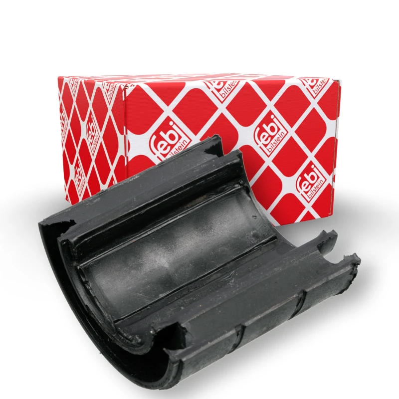 Image of FEBI BILSTEIN 18983 Stabilizer Bushes Front Axle, Rubber Rubber Anti-roll Bar Bush Kit (1334)