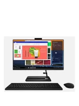 image of Lenovo Ideacentre Aio 3 Desktop PC - 23.8" Fhd, AMD Ryzen 5, 8GB Ram, 512GB SSD - Black