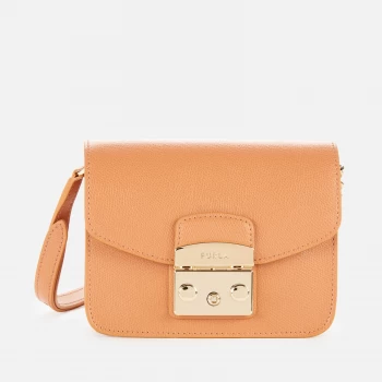 image of Furla Womens Metropolis Mini Cross Body Bag - Nude