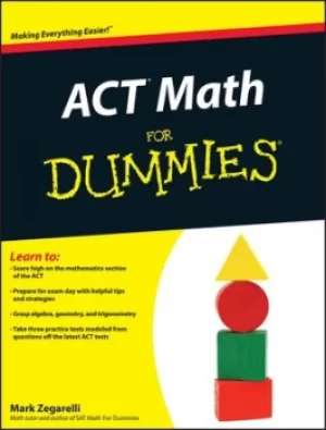 Image of ACT math for dummies by Mark Zegarelli