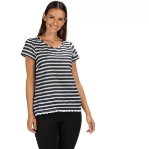 image of Regatta Womens Jakayla Coolweave Short Sleeve Casual T Shirt 12 - Bust 36' (92cm)