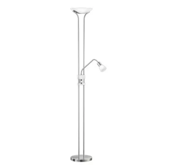 Image of Santo Ii Modern 4 Light Mother & Child Lamp Nickel Matt 3000K