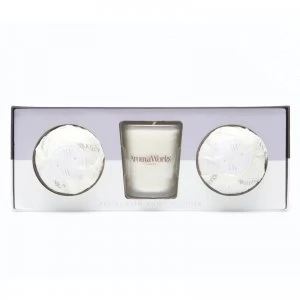 image of AromaWorks Light Range - Petitgrain & Lavender 10cl & Mini Aromabomb Gift Set