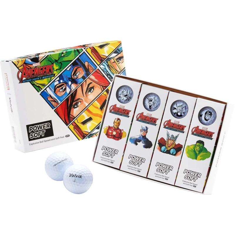 Image of Volvik 2024 Volvik Powersoft Marvel Dozen Marvel unisex Dozen