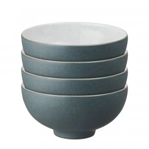 Image of Impression Charcoal Set Of 4 Rice Bowl