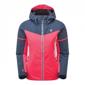 Image of Dare2B Enclave Waterproof Ski Jacket - NeonPk/DkDnm