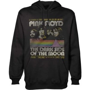 Pink Floyd - Retro Stripes Mens XXX-Large Pullover Hoodie - Black