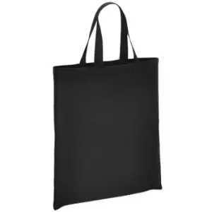 image of Brand Lab Organic Cotton Shopper Bag (One Size) (Black)