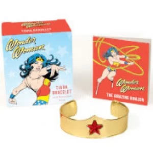 Image of Wonder Woman Tiara Bracelet and Illustrated Book