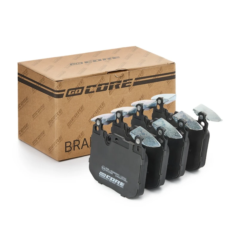 Image of goCORE GCD020541 Brake pad set Front Axle, prepared for wear warning indicator Brake Pad Set,disc brake (402)