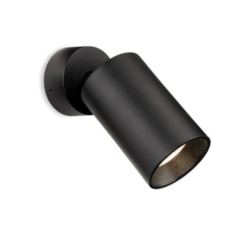 Image of Luminosa Lighting Luminosa Firstlight Spotlight Max Wall / Ceiling Spot Black 1Xgu10