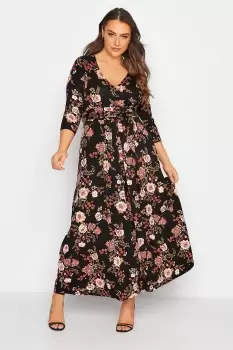 Image of Paisley Print Wrap Dress