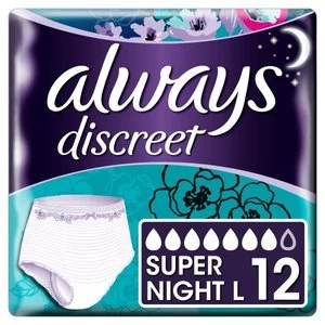 image of Always Discreet Heavy Pants Super Large 12pck