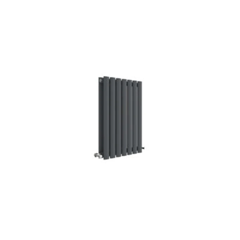 Image of Aspire Hudson Reed Revive Double Designer Horizontal Radiator 600mm H x 412mm W - Anthracite PWHLA37D