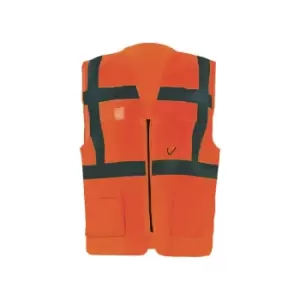 Image of Hi-vis Executive Vest (EN20471) Orange - 2XL
