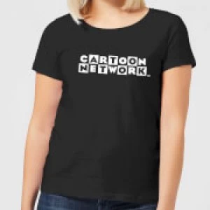 Image of Cartoon Network Logo Womens T-Shirt - Black