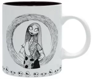 Image of The Nightmare Before Christmas Sally Cup Black white