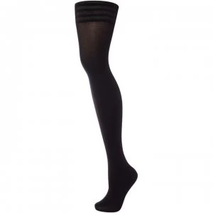 image of Charnos 60 denier opaque hold ups - Black