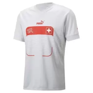 Puma Switzerland Away Shirt 2022 2023 Adults - White