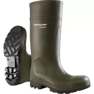 Image of Dunlop D460933 Purofort PRO Non-Safety / Mens Boots / Plain Rubber Wellingtons (38 EUR) (Green)