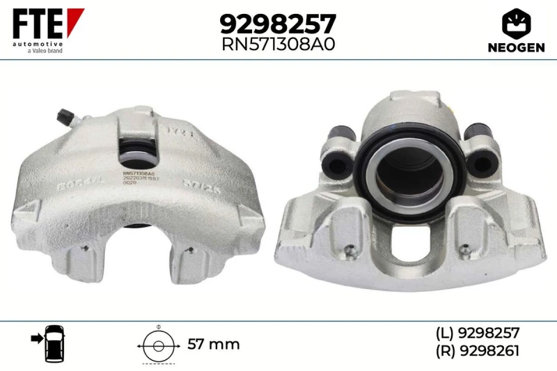 Image of Brake caliper FTE 9298257