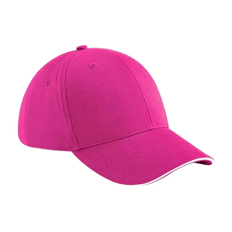 Image of Beechfield Womens Athleisure 6 Panel Baseball Cap in Fuchsia Fuchsia Female One Size