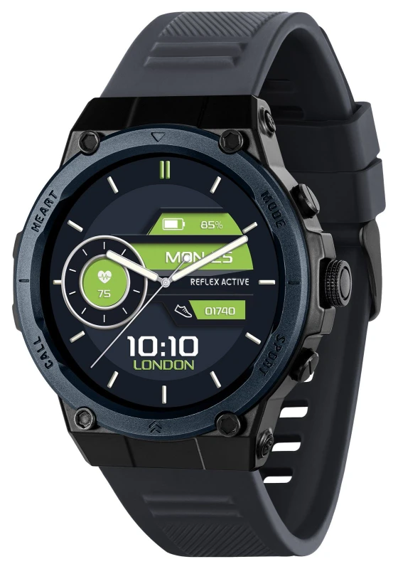 Image of Reflex Active Series 39 Navy Sports Calling Smart Watch