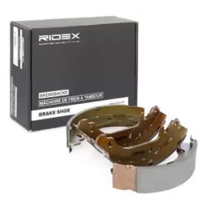 Image of RIDEX Brake Shoes Rear Axle 70B0097 Brake Shoe Set,Brake Lining RENAULT,TWINGO I (C06_),CLIO I (B/C57_, 5/357_),TWINGO I Kasten (S06_)
