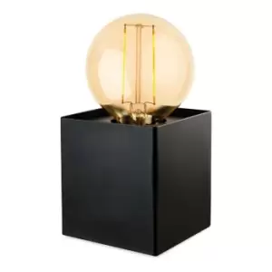 Richmond - 1 Light Table Lamp Black, E27 - Firstlight