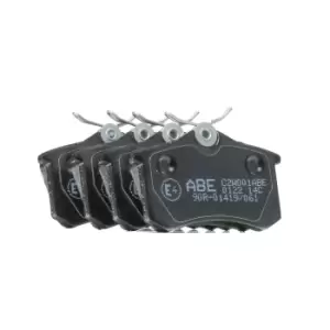 Image of ABE Brake pad set C2W001ABE Brake pads,Brake pad set, disc brake VW,AUDI,OPEL,Golf IV Schragheck (1J1),Golf V Schragheck (1K1),POLO (9N_)