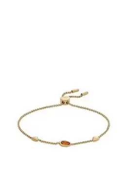 Image of Skagen Sea Glass Glass Stone Bracelet, Black, Women