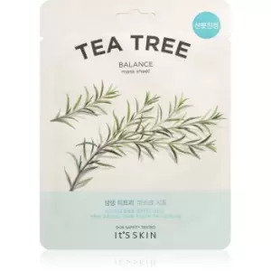 image of It's Skin The Fresh Mask Tea Tree Revitalising Cloth Mask for Problematic Skin, Acne 18 g