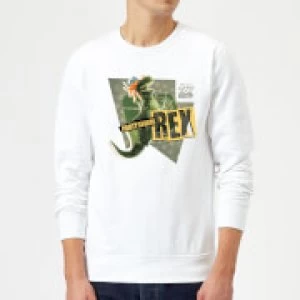 Toy Story Partysaurus Rex Sweatshirt - White - XXL