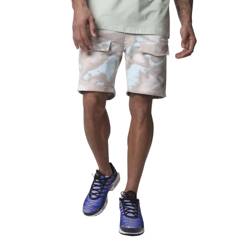 Image of Project X Paris Abstract camouflage shorts Project X Paris Vert Male XL