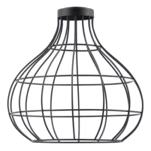 image of Inlight Castor Onion Wire 240mm Easyfit Lamp Shade Matt Black