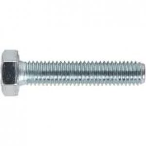 Image of Genuine SEALEY SS840 HT Setscrew M8 x 40mm 8.8 Zinc DIN 933 Pack of 50