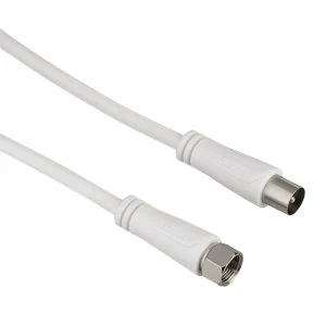 Image of Hama SAT Connection Cable plug - coax plug 3m 90 dB