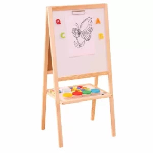 image of Liberty House Toys Childrens 4 in 1 Double Easel, Wood